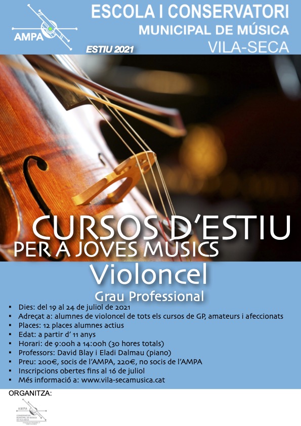 Cursos d'Estiu per a Joves Músics 2021