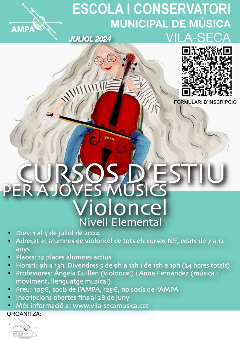 Curs d'Estiu de Violoncel alumnes de Nivell Elemental