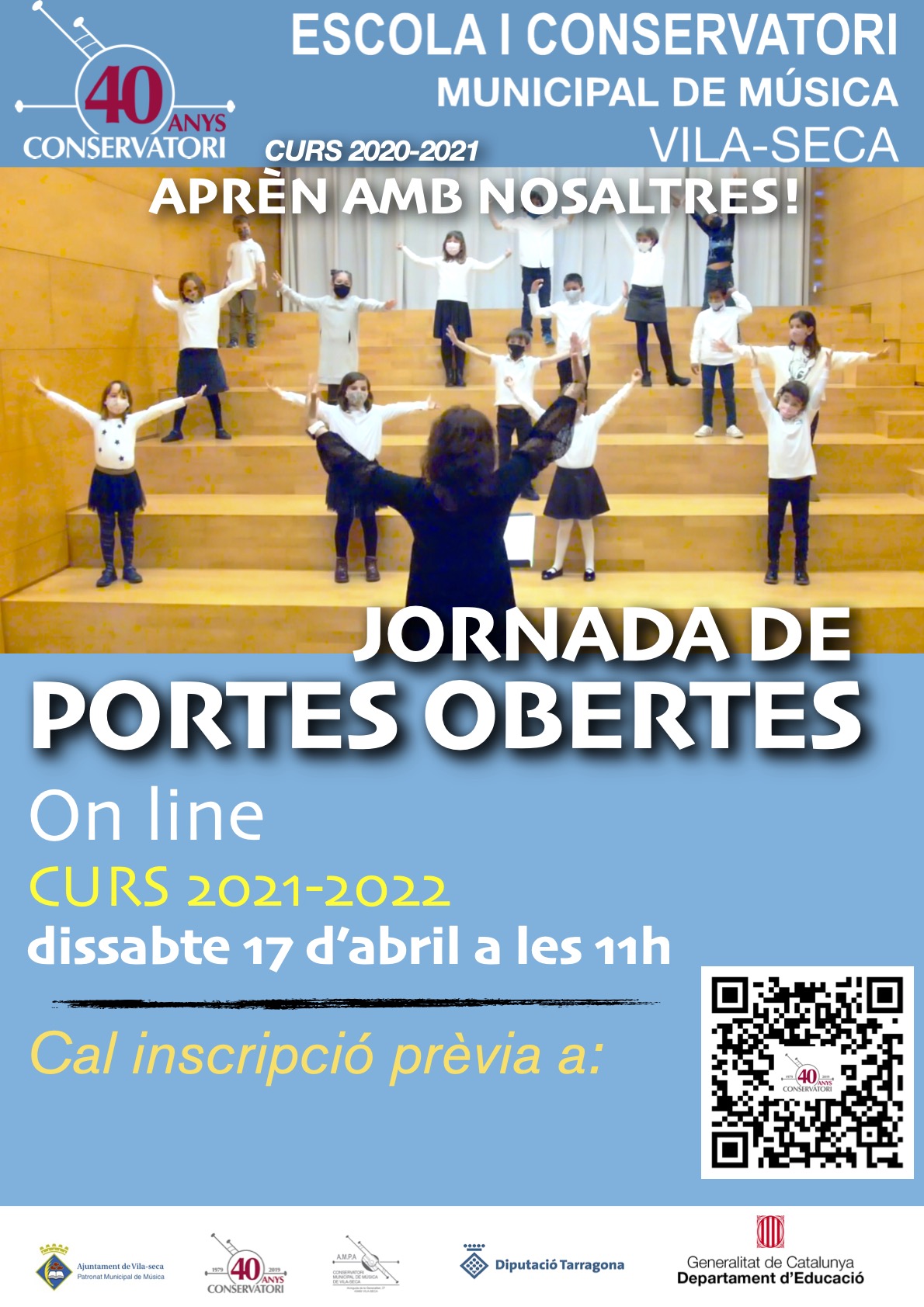 Jornada de Portes Obertes On line el dissabte 17 d'abril