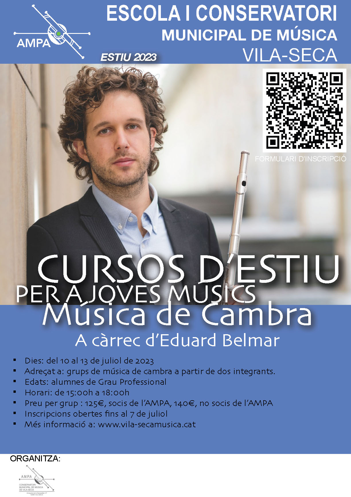 Cursos d'estiu de Música de Cambra amb Eduard Belmar