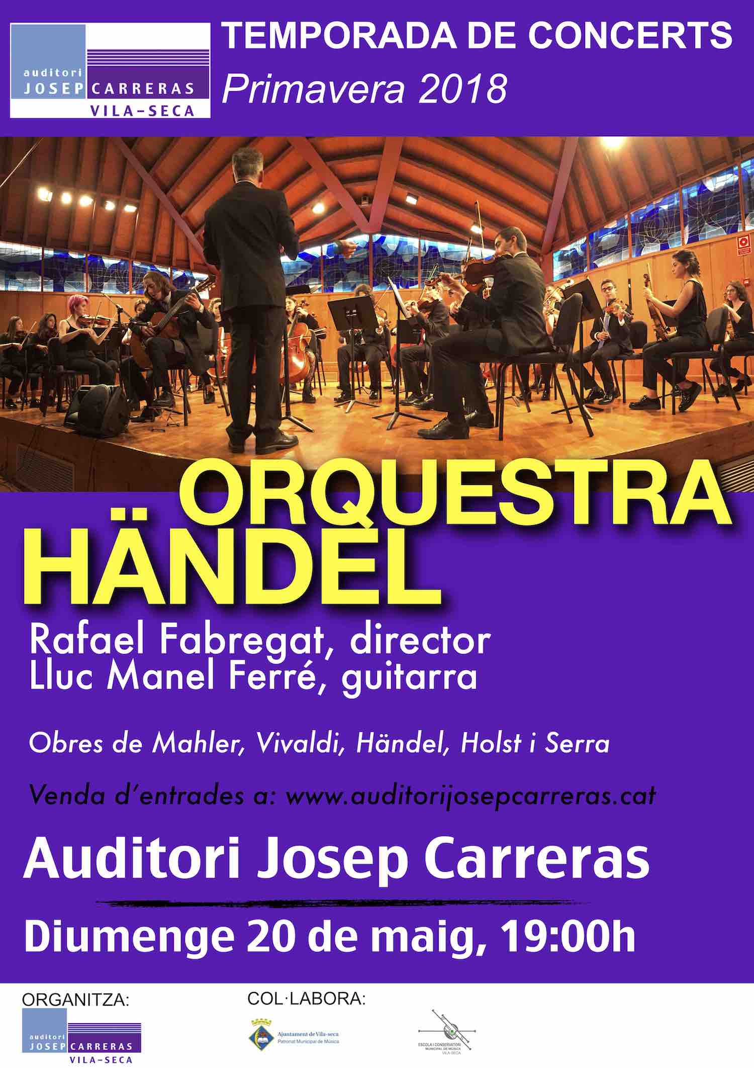 L'Orquestra Händel a la Temporada de concerts de l'Auditori Josep Carreras