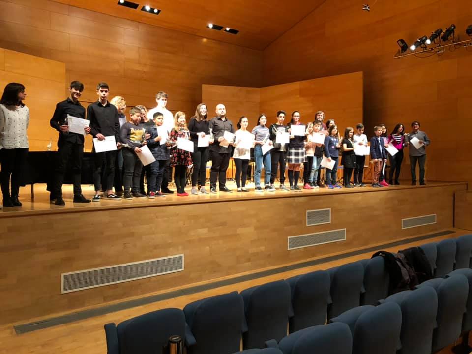 El Departament de Piano lliura els premis del concurs intern