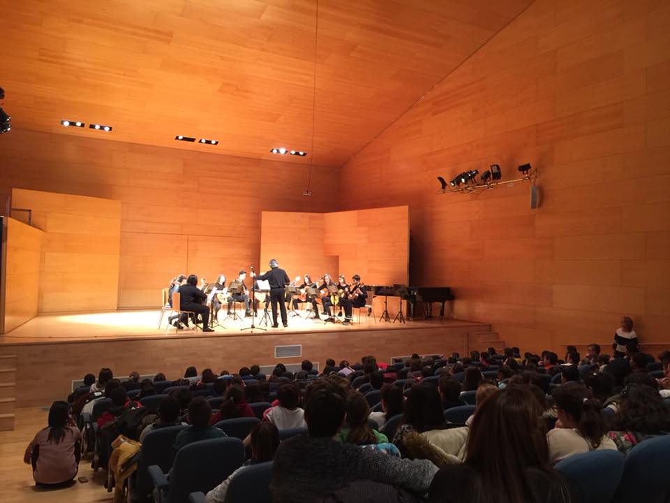 Segon dia d'audicions escolars amb alumnes de les escoles Torroja Miret i La Plana