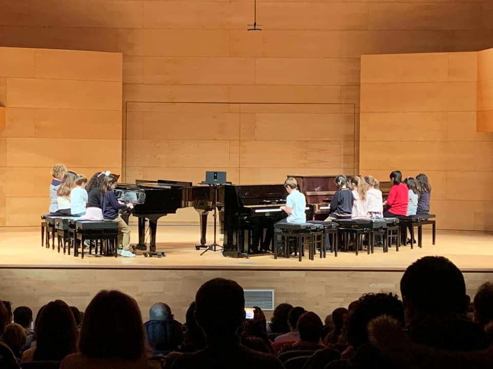 Concert dels grups de conjunt d'improvisació de piano