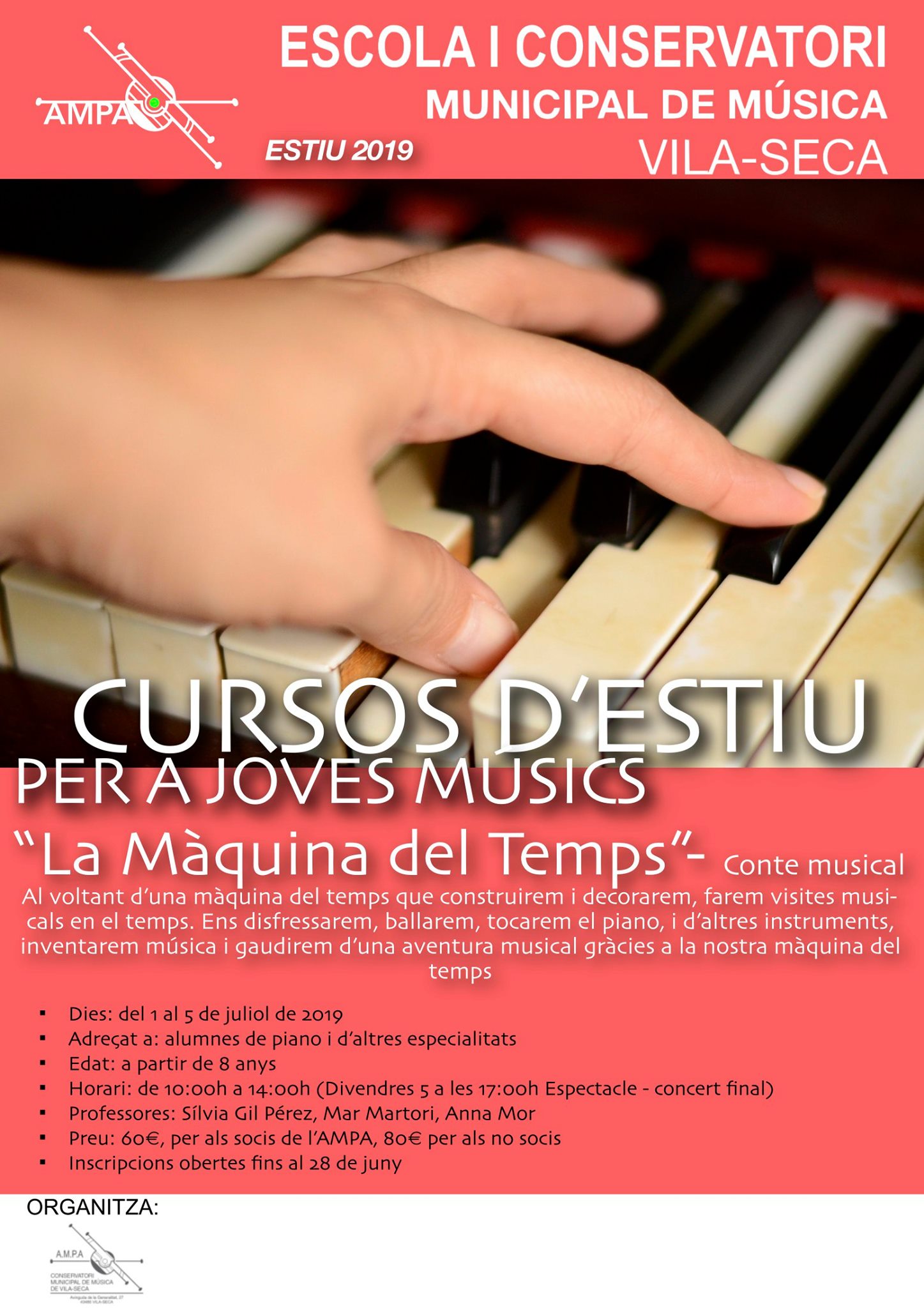 Inscripcions obertes al Curs d'Estiu de piano 