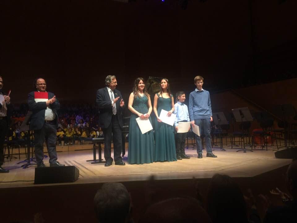 L'alumna de cant Judith Sánchez a la sala gran de l'Auditori de Barcelona