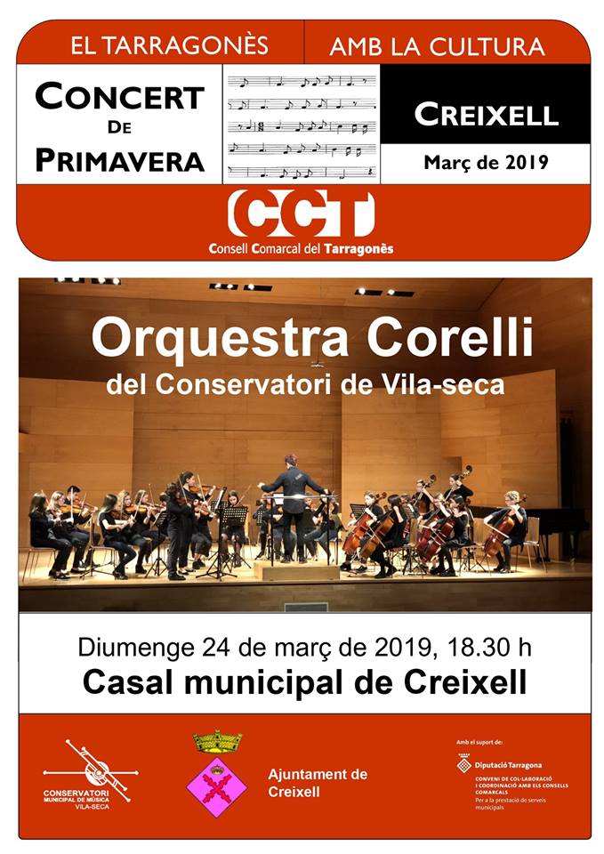 L'Orquestra Corelli de concert a Creixell