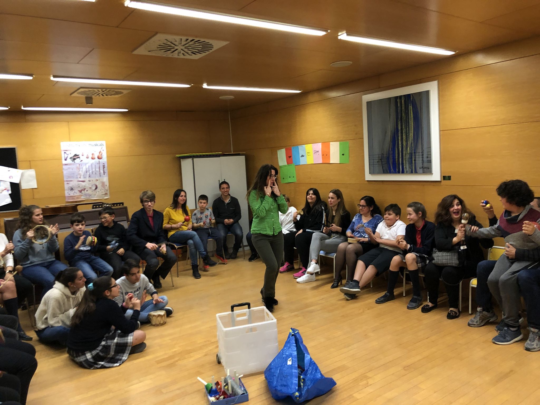 L'AMPA organitza un taller de musicoteràpia