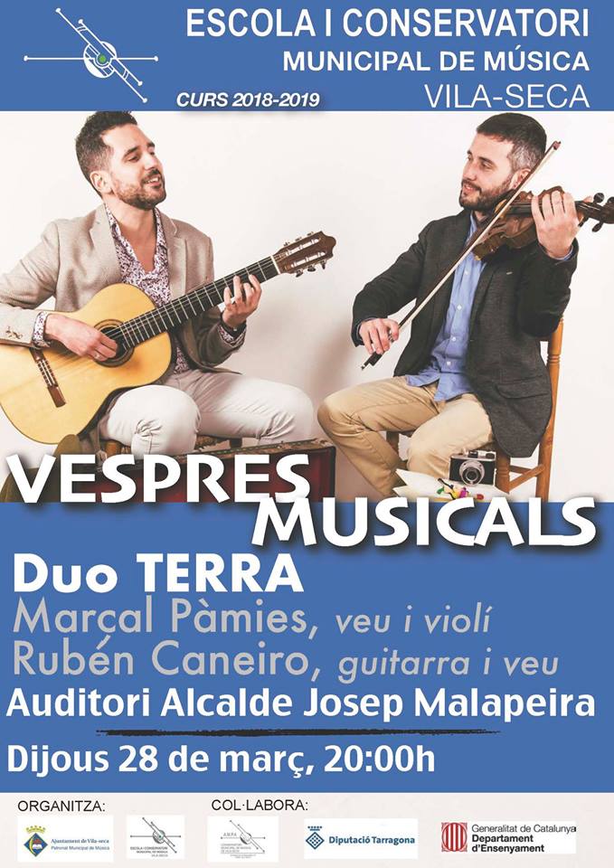 El duet Terra als Vespres Musicals