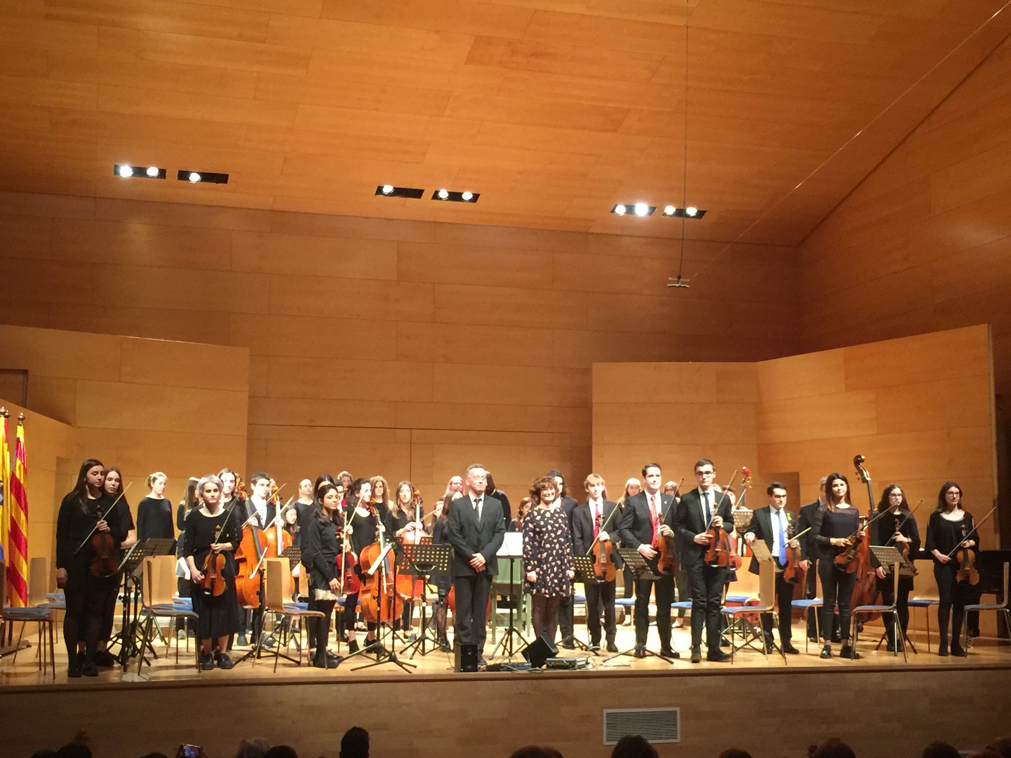 Intervenció del Cor Sant Esteve i l'Orquestra Händel en l'acte del Pregó de Festa Major de Sant Antoni
